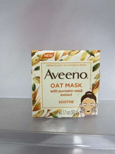 Primary image for Aveeno Oat Mask W/ Pumpkin Seed Extract Smooth wrinkle refresh 1.7oz COMBINESHIP
