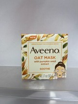 Aveeno Oat Mask W/ Pumpkin Seed Extract Smooth wrinkle refresh 1.7oz COM... - £6.50 GBP