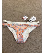 NWT prAna sugar shore Swim Bottoms Size large floral hip cutout NWT - $17.59