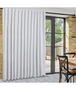 Dwcn Patio Sliding Door Curtains - Extra Wide Curtains For Glass, Greyis... - £32.90 GBP