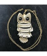 Golden Bronze Tone Tiered Owl Long Necklace Pendant Animal Jewelry State... - €11,58 EUR Golden Bronze Tone Tiered Owl Long Necklace Pendant Animal Jewelry State... - €11,58 EUR
