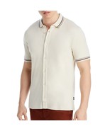 Hugo Boss Men&#39;s Short Sleeve BOSS Puno Full Button Front Polo Shirt Open... - $78.12