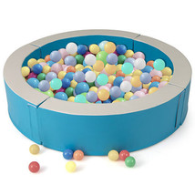 Detachable Foam Ball Pit with 50 Colorful Ocean Balls-Blue - Color: Blue - $2,970.09 MXN