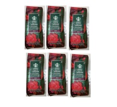 6X STARBUCKS CAFFE VERONA DARK COCOA &amp; CARAMELIZED SUGAR /WHOLE BEAN  16... - $54.44