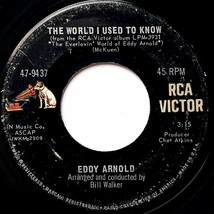 Eddy Arnold 45 rpm World I Used To Know / Here Comes The Rain RCA Victor 47-9437 - £3.63 GBP