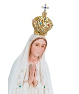 Our Lady Of Fatima Virgin Mary Religious Statue Made in Portugal 29.5&quot; - $5,031.62 MXN