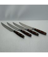AVANTA 4 -Piece PAKKAWOOD 5” Steak Knife Set Stainless Steel Wood Handle... - $838.86 MXN
