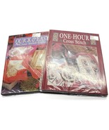 One-Hour Cross Stitch &amp; Quick Easy Cross Stitch Oxmoor House Hardcover L... - £11.15 GBP