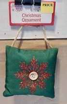 Christmas Material Ornaments You Choose Type 4” x 4” By Holiday Style NIB 274V - £2.27 GBP