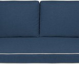 Universal Deep Seat Loveseat Cushion Set-Uv Resistant &amp; Comfortable Pati... - £260.86 GBP