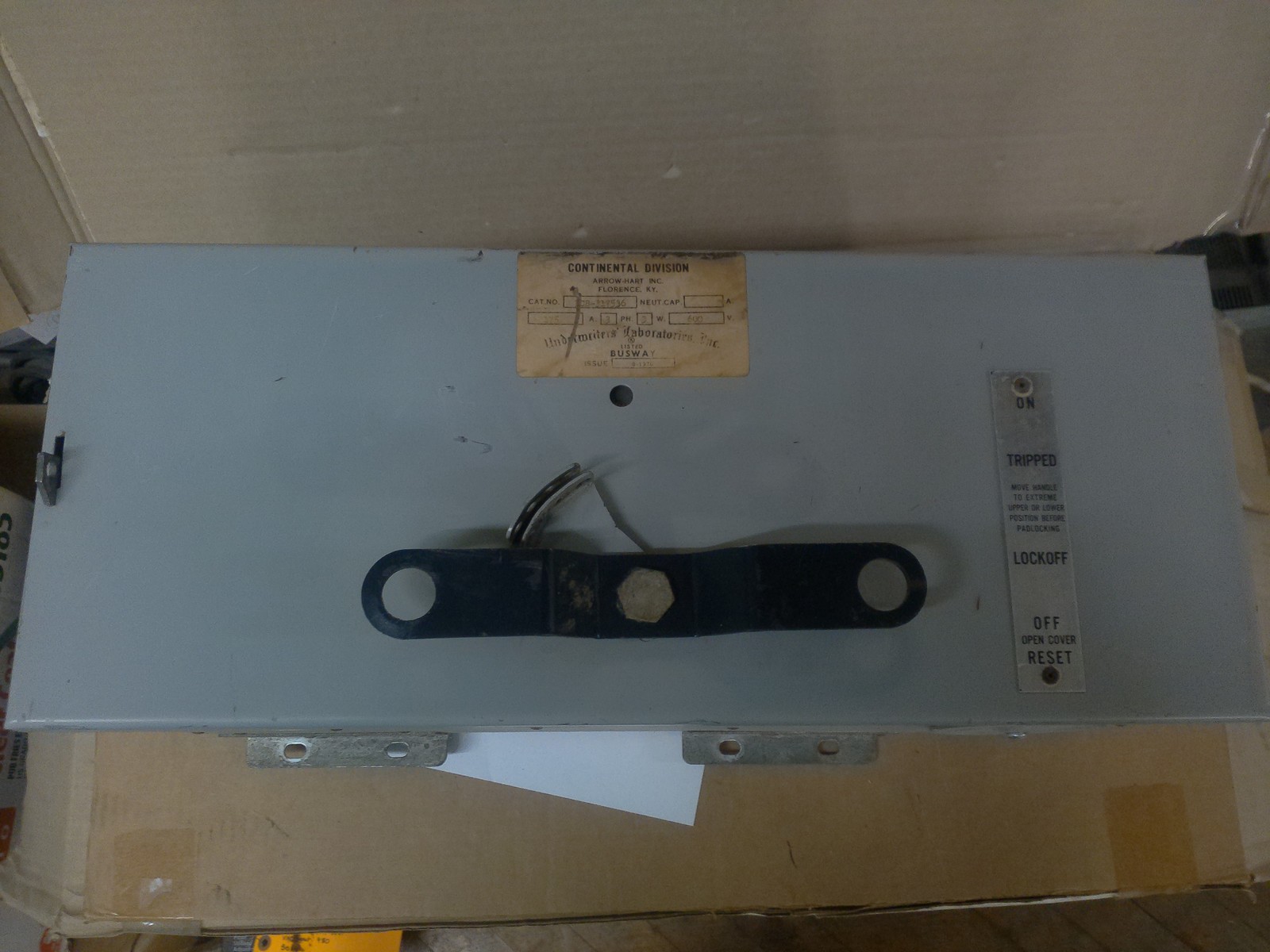 ARROW HART/CONTINENTAL DIV. PCB317536 BUSS PLUG / G.E.TFJ236150 BREAKER ... - $648.59