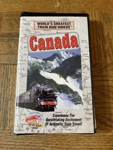 Worlds Greatest Train Ride Videos Canada VHS - £9.21 GBP