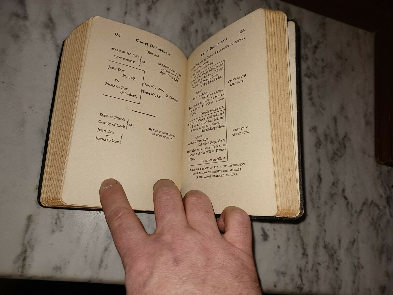 Leather Putnam's Correspondence Handbook 1914 by Eleonora Banks Letter