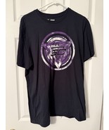 UNDER ARMOUR Men&#39;s Black with Graphic Design T Shirt Size Large - $16.81