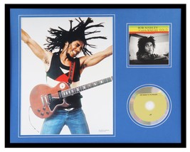 Bob Marley Framed 16x20 CD &amp; Photo Display - £62.27 GBP