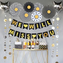 We Will Miss You Decorations, Farewell Party Decorations For Coworker Or Friend  - £27.16 GBP