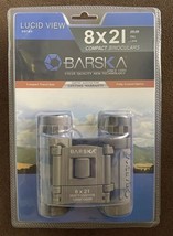 BARSKA AB10117 8X 21mm Lucid View Binoculars, Camo Frame, Blue Lens, Left/Right - £117.15 GBP