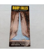 Ruby Falls Inside Lookout Mountain Caves Chattanooga Tennessee Brochure - $16.03