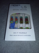 24 pcs Nails DO it Yourself - Press on Nails - Brand New - $185.41 MXN