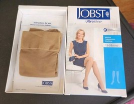 JOBST 119406 Ultrasheer Compression Stockings Knee High 15-20mmHg Sz Medium - $9.50