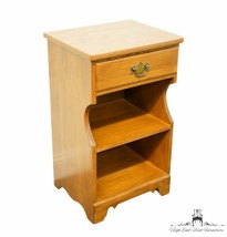 ETHAN ALLEN Heirloom Nutmeg Maple 17&quot; Open Cabinet Nightstand 10-5046P - £285.24 GBP