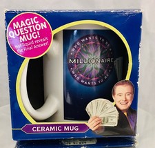 Millionaire Magic question Mug Hot Liquid Regis Philbin TV show souvenir... - $14.84