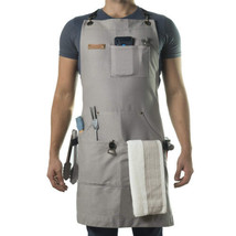 BBQ and Work Apron with Bottle Opener and Hand Towel -Durable 10oz Cotto... - $116.63