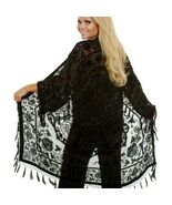 BLACK ONYX ARTDECO STEVIE NICKS STYLE VELVET MUCHA GYPSY BOHO DELUXE DUS... - $5,428.44 MXN