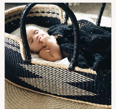 Toddler bed, Toddler bed nest, Moses bassinet, Moses baby basket,Bolga B... - $150.00