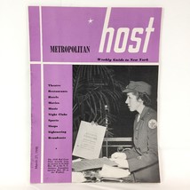 1948 Metropolitan &quot;HOST&quot; Weekly Guide New York City The Red Cross Easter... - £17.82 GBP