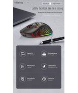 Lightweight RGB wireless 2.4G gaming mouse rechargeable colorful light - $29.99