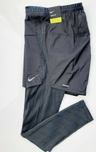 Nike Division Hybrid Men&#39;s Runing Short &amp; Tight Black Size Medium REG: $130 - £93.86 GBP