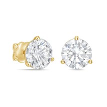 Diana M Jewels 12.00 Cts Round Lab Grown Stud Earrings Size One Size - $6,109.29