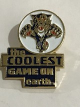 NHL HOCKEY FLORIDA PANTHERS LOGO PIN THE COOLEST GAME ON EARTH - $167.57 MXN