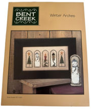 Bent Creek Cross Stitch Pattern Leaflet Winter Arches Season Christmas Tree Snow - $3.99