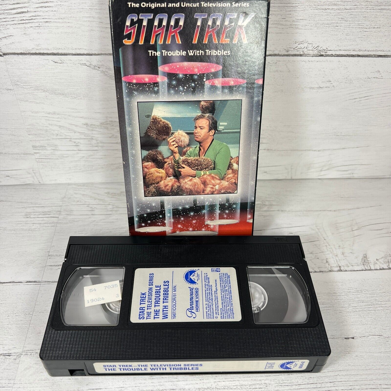 Vtg Star Trek VHS 1998 The Trouble With Tribbles Original And Uncut Epis... - $12.99
