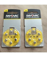 RAYOVAC EXTRA ADVANCED SIZE 10  HEARING AID BATTERIES 2 x 6 Pack Dec 202... - £7.76 GBP