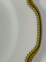 Haviland &amp; Co Limoges Schleiger Gold Trim Yellow Black Geometric Blank 1... - £7.46 GBP+