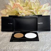 MAC 3x Studio Fix Powder Plus Foundation NC50 wSponge .05ozEa Makeup Tra... - $11.83