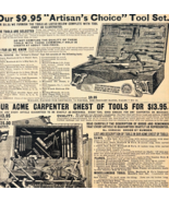 1969 Carpenters Large Tool Sets 1901 Repro Advertisement Sears Hardware ... - $363.77 MXN