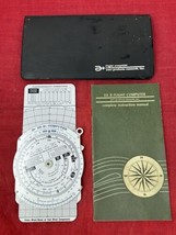E6-B Flight Computer AERO Products Research with Manual &amp; Case Vintage - £19.66 GBP