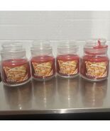 (4) WARM APPLE PIE 3 oz Small JAR CANDLE Mainstays SOY WAX Single Wick C... - $27.92 CAD