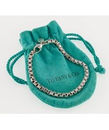 Tiffany &amp; Co. Sterling Silver Venetian Link Bracelet w/ Original Pouch 7.5&quot; - $4,947.15 MXN