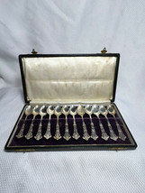 Antique 1918 Sterling Silver Adey Bellamy Savory Cased Teaspoon Set of 1... - $299.95