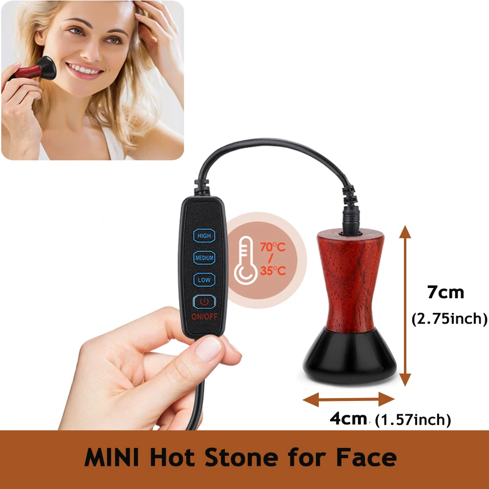 E electric gua sha massager natural stone guasha scraping back face neck heated massage thumb200