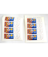 Poland Trade Unions Congress 1967 Stamps with Tabs Souvenir Sheets Set of 2 - $1.87