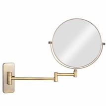 Gurun 8-Inch Double-Sided Wall Mount Makeup Mirror Antique Bronze With, 8In,7X - £44.04 GBP