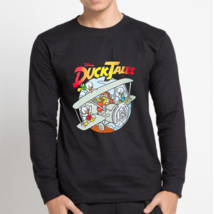 Duck Tales Men&#39;s Black Longsleeve T-Shirt - £11.95 GBP