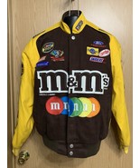 Vintage Chase Authentics M&amp;M Varsity Jacket Men size Med brown yellow NA... - $162.33 CAD