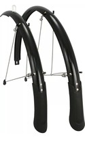 New Cascadia Bike Fenders 700c x 35mm Medium Moyen Black Noir - $846.75 MXN